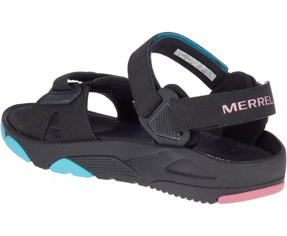 Sandały Merrell Męskie Czarne - Belize Convertible - 246791-XYQ